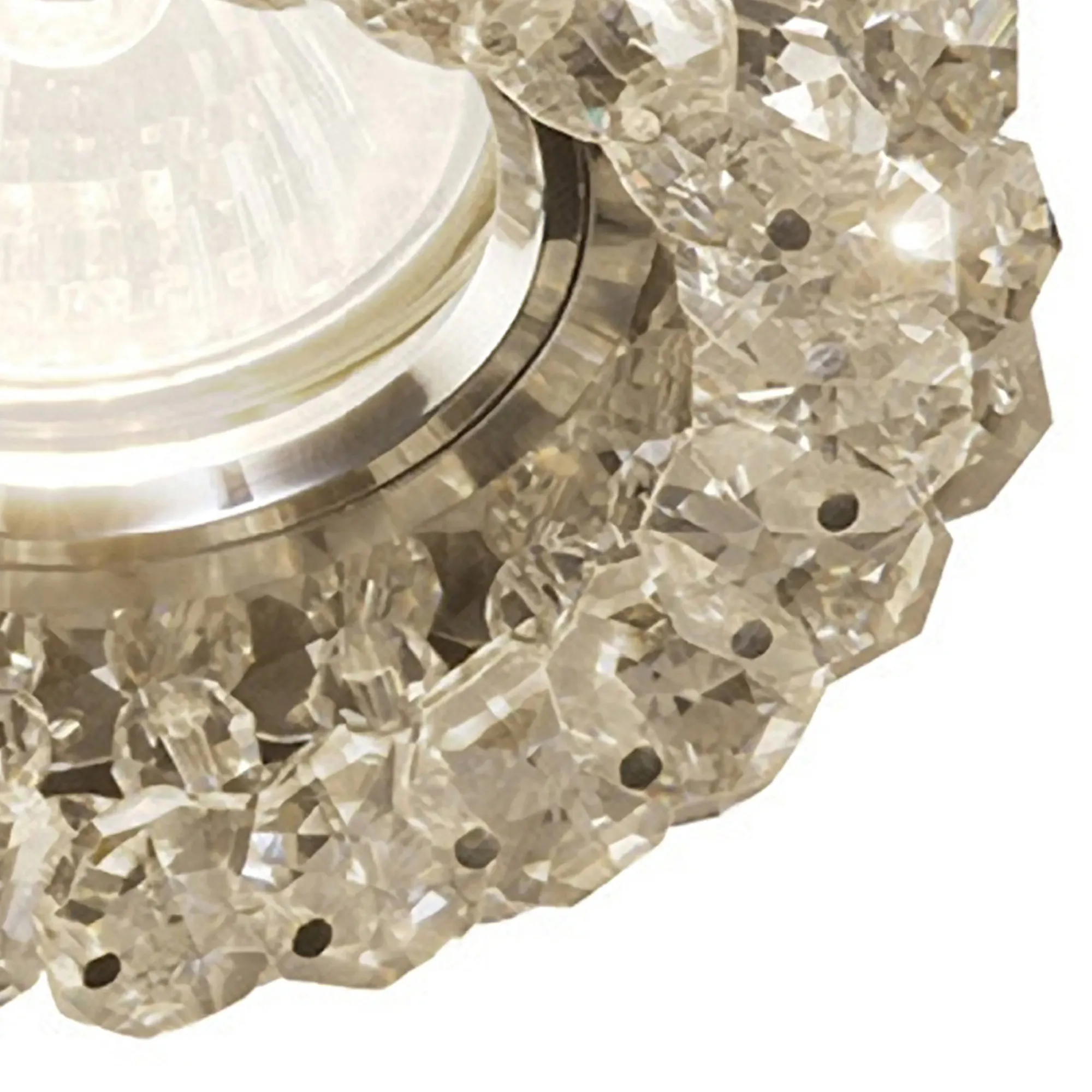 Crystal Cluster Downlight Round Rim Only IL30805CH  Diyas Crystal Downlights Clear